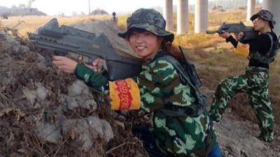 鈺鑫電氣在保定郊區(qū)舉辦真人CS大賽