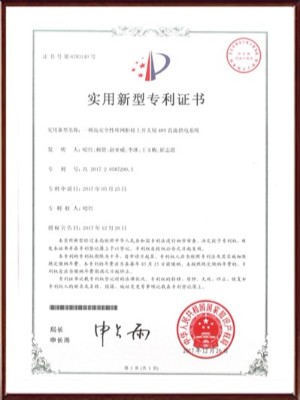 一種高安全性環(huán)網(wǎng)柜柱上開關(guān)用48V直流供電系統(tǒng)實用新型專利證書